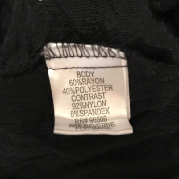 🍁5/30$!! EUC Lace FANG Button Down Black Shirt - Picture 11 of 11